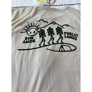 Roark Run Amok‎ Public Lands Graphic T-Shirt Size XL